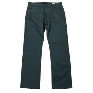 Mavi Matt Relaxed Straight Fit Jeans Mens 34x32 Olive Green 5-Pocket Pants